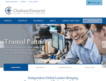 Tablet Screenshot of chathamfinancial.com